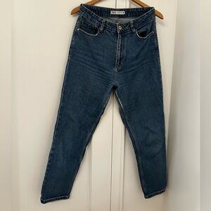 Zara Women's High Rise Blue Jeans